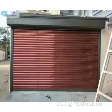 Puerta de obturador de rodillo de aluminio telecontrolado con motor